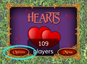 Hearts Option button